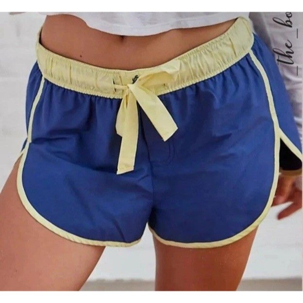 Free People Movement Right Hook Boxer Shorts Atlantic Combo Sz Large NWOT